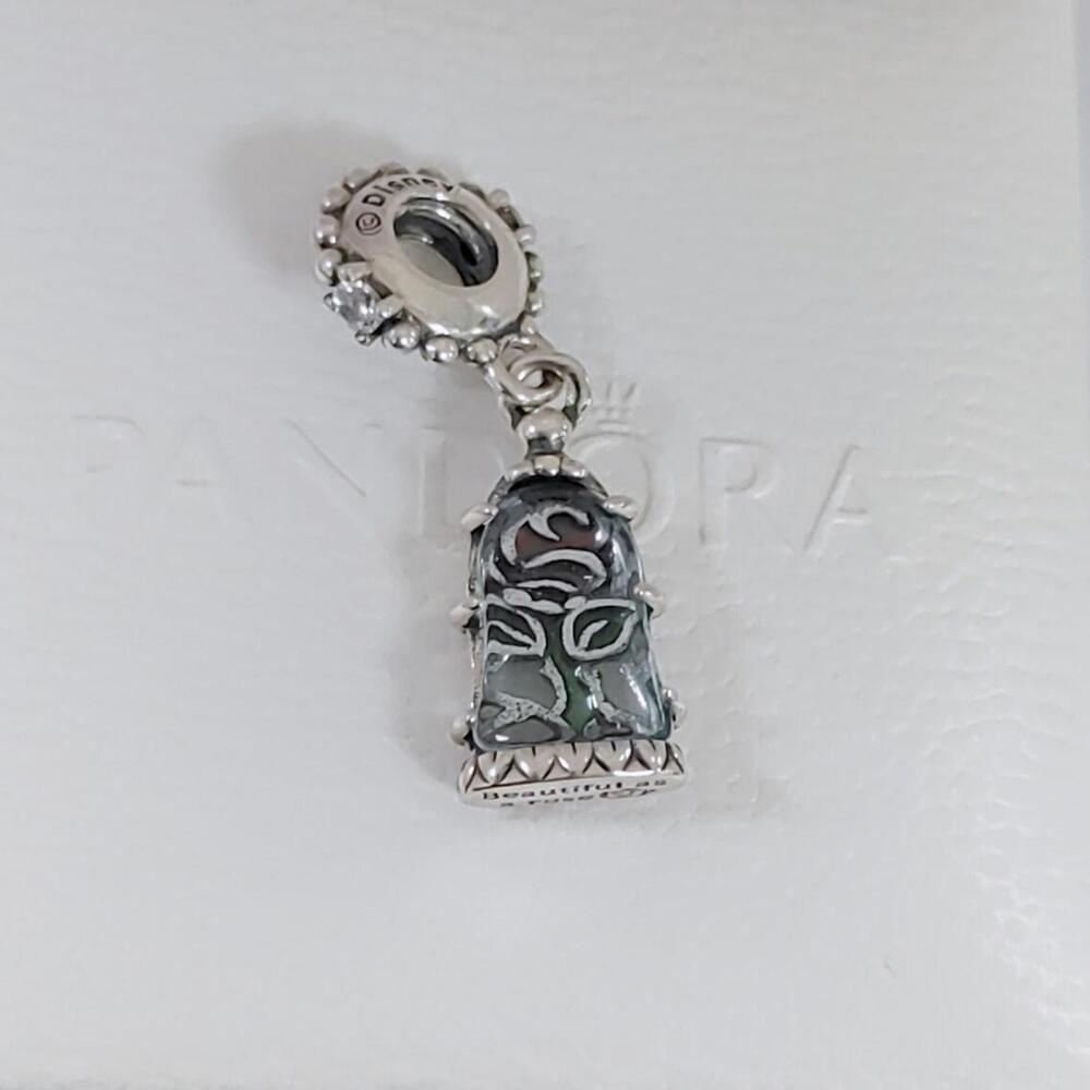 AUTHENTIC PANDORA NEW BELLE ROSE SILVER 925 ALE CHARM + BOX #230 - Picture 2 of 6